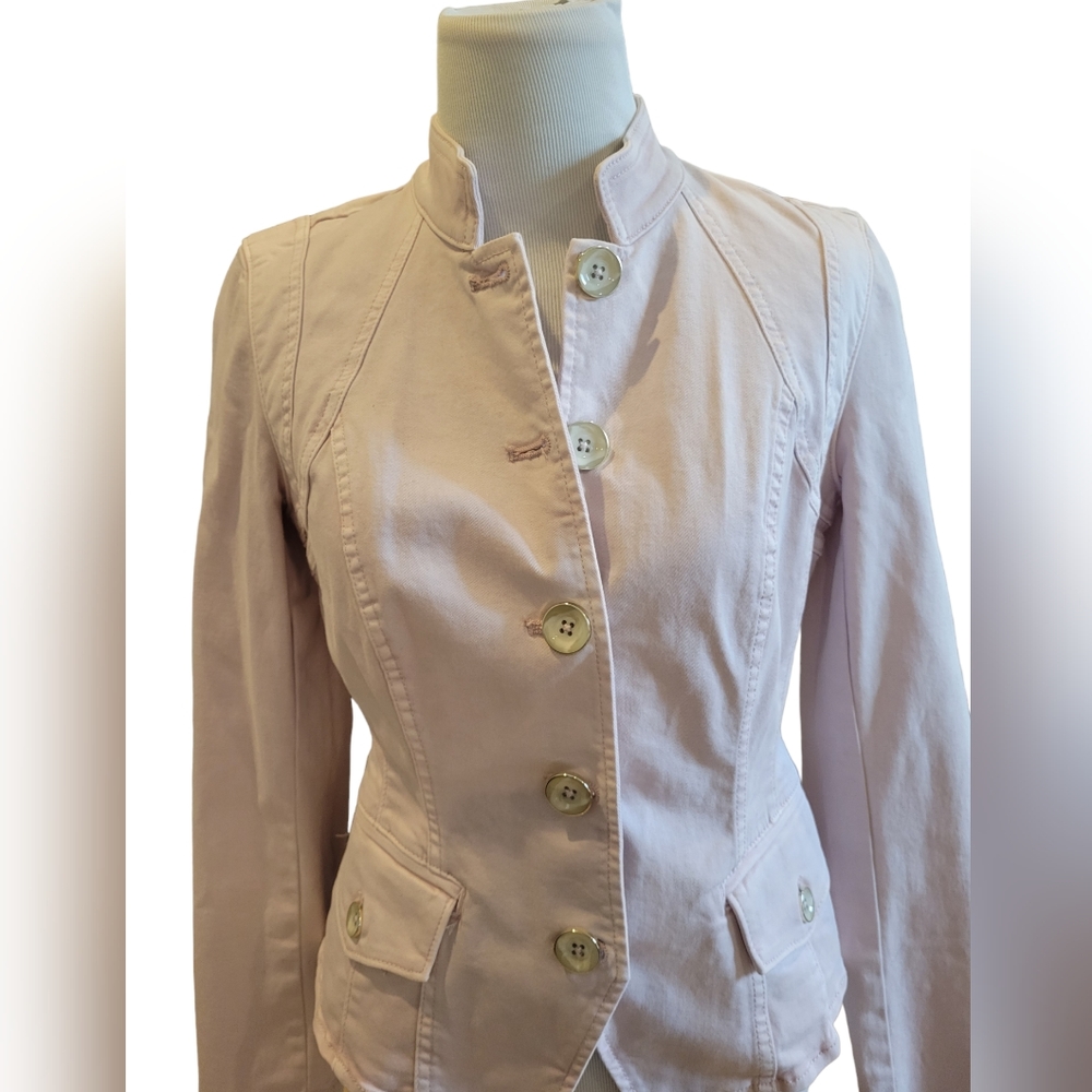 White House Black Market Pale Pink Jacket